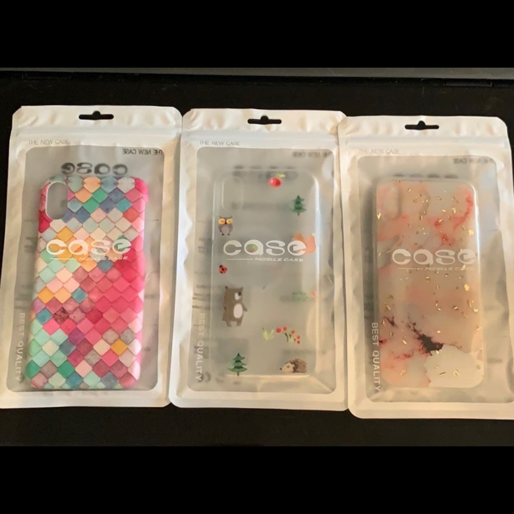 IPhone X/XS cases. Brand new.